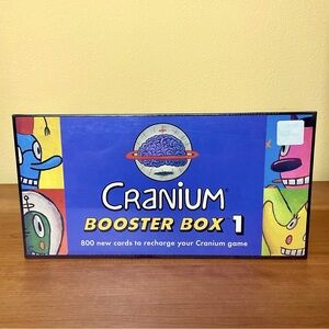 Cranium Booster Box 1 Expansion Pack 800 Cards New & Sealed Family Board Game